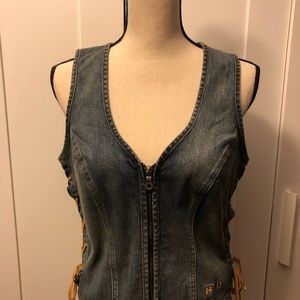 Nearly new Harley-Davidson denim vest